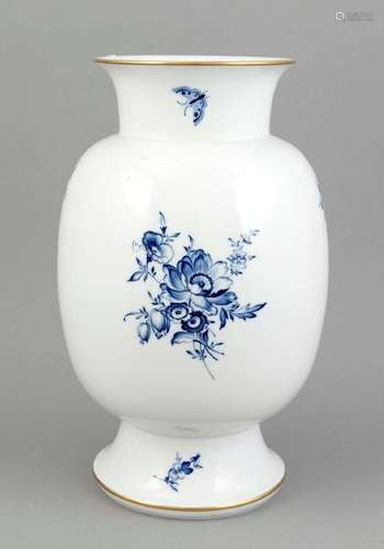 Große Vase, Meissen, Marke um 1980, 1. W.,