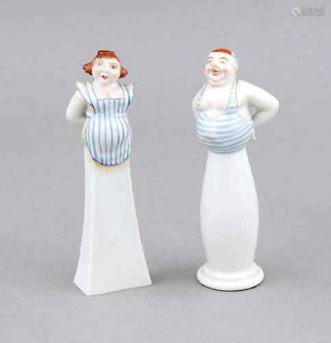 A pair of figures, Älteste Volkstedter Porcelain