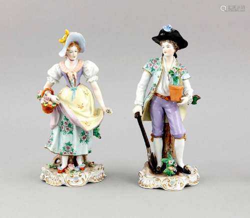 A figure group of a couple, Sitzendorf, Thuringia, 20th