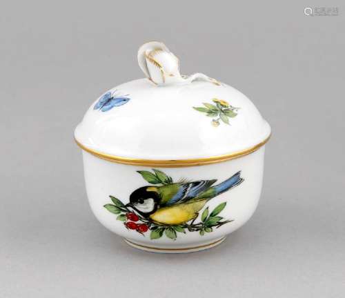 A sugar bowl, Meissen, mark after 1934, first quality,