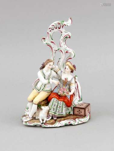 A galant shepherd couple, probably Ludwigsburg,