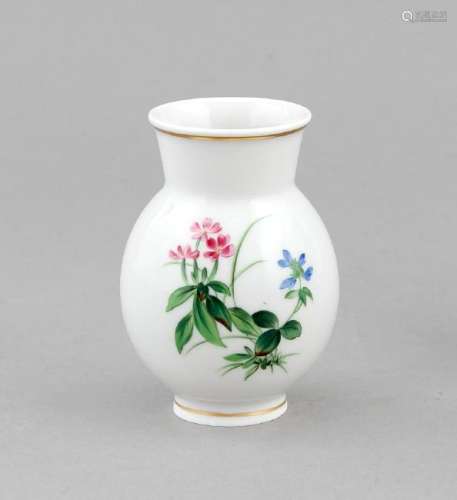A small vase, Meissen, mark 1972-80, first quality,