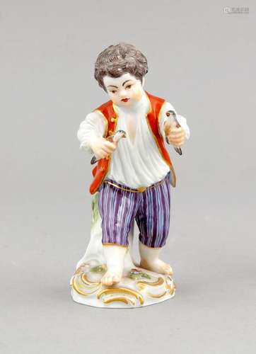 Gardener boy, Meissen, after 1973, designed by Michel