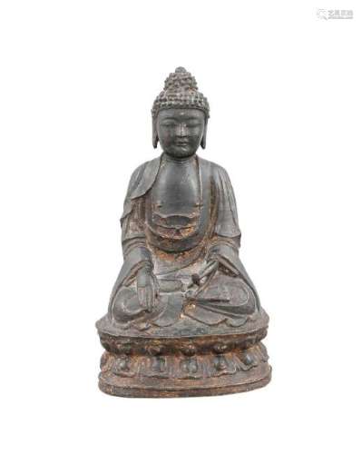 A Chinese Buddha, presumbly Ming period, 16th-17th c.,