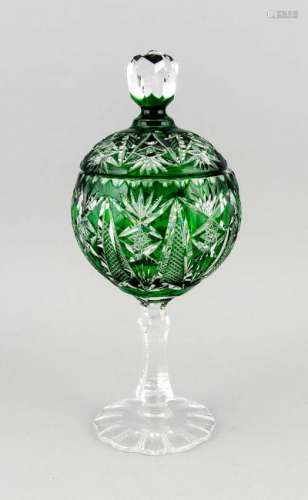 Large lidded goblet, 2nd half of the 20th century,
