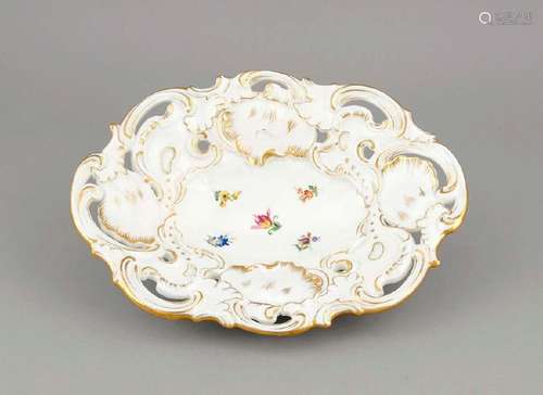 Splendor dish, Meissen, mark after 1934, 2nd quality,