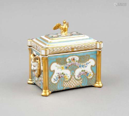 A lidded Box, Hutschenreuther, Bavaria, mark 1966-99,