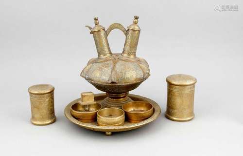 A 19th-century 7-piece smoke set, Southeast Asia,