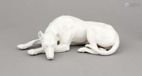 Lying Great Dane, Nymphenburg, mark 1925-75, design