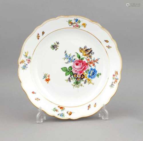 A large round bowl, Meissen, mark after 1934, 1st