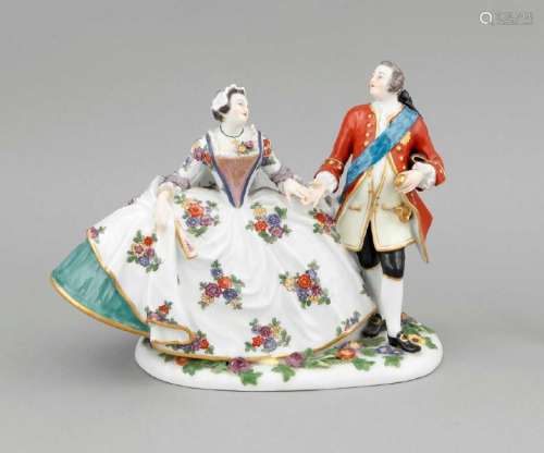 Figurine group, Meissen, mark 1850-1924. 1st quality,