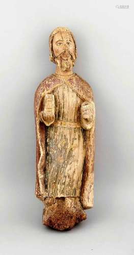 Figure fragment of the hl. James, possibly Gothic,