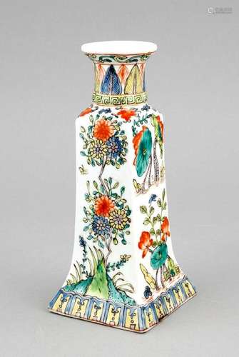 Famille-Verte-Vase, China, 20. Jh. (wohl