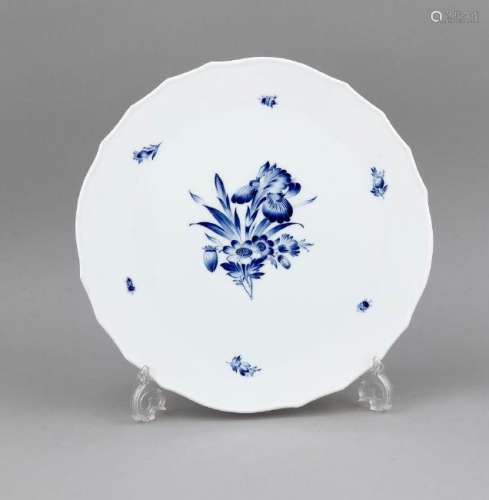 A cake plate, Meissen, mark after 1934, first quality,