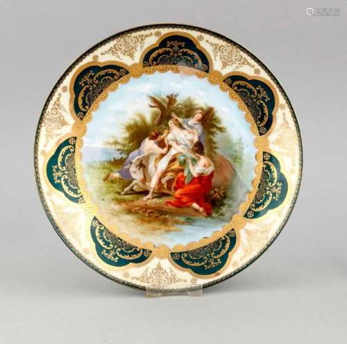 A decorative plate, Thuringia, 20th century, in Vienna