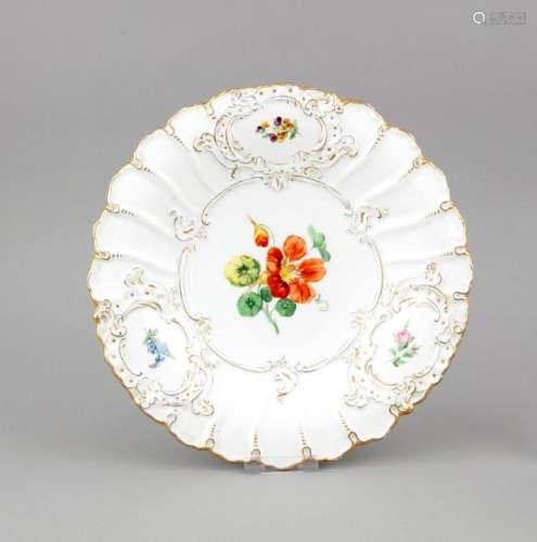 A splendid plate, Meissen, mark 1924-34, first quality,