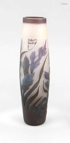 A vase insrcibed Tip Daum Nancy, 2nd half 20th c., of