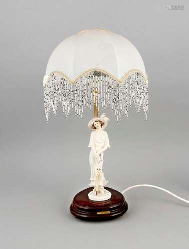 Table lamp, Capodimonte, Italy, late 20th century,