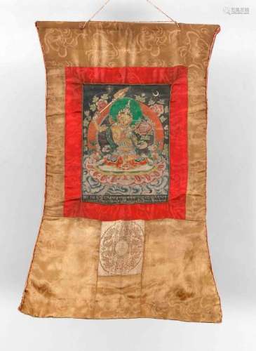 A Tibetan Thangka, 1st half of 20th c., depicting the