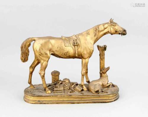 Jules Moigniez (1835-1894), French animal sculptor,
