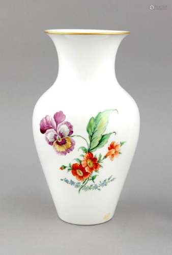 A vase, KPM Berlin, mark 1962-92, first quality,