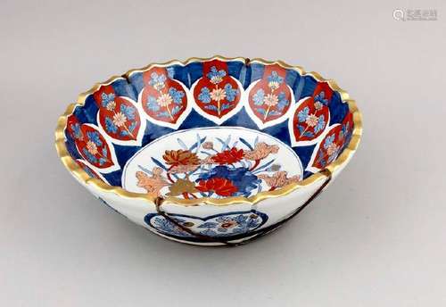 A large presumable Chinese bowl, 20th c., thick side