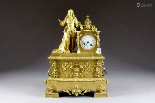 Pendule à Sujet, historique. Figurant Louis XIII d…