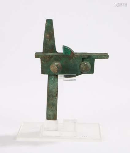 Zhou Dynasty bronze crossbow trigger mechanism, excavated 150 metres west of the terracotta tombs