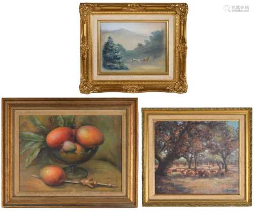 Three Helen Hollinger Paintings