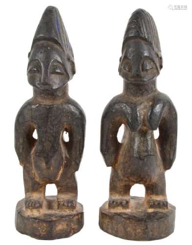 Pr. African Yoruba Twin Figures 'Ibeji'