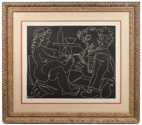 Pablo Picasso Linocut on Arches Paper
