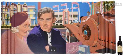 George Torjussen Large Painting of Clark Gable