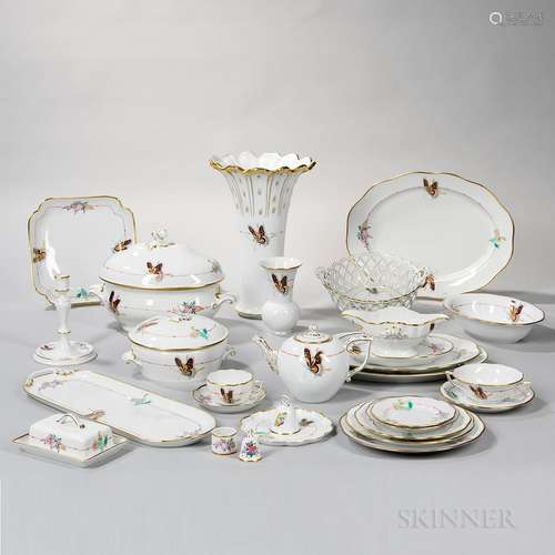 145 Pieces of Herend Porcelain Tableware