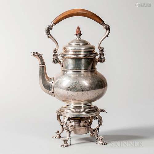 Gorham Sterling Silver Kettle-on-stand