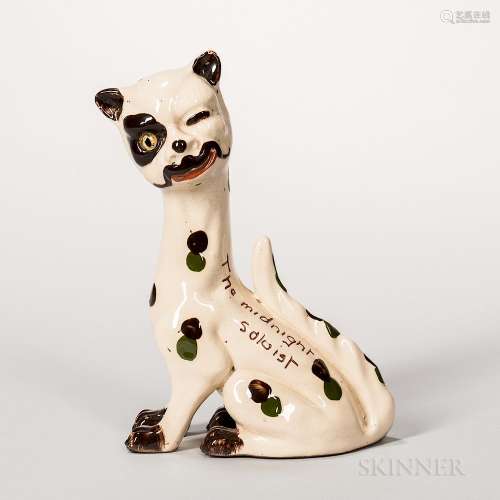 Watcombe Pottery Winker Cat