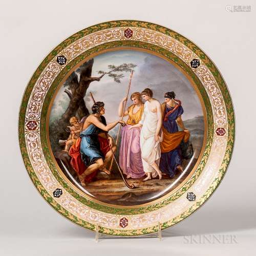 Royal Vienna Porcelain Hand-painted Charger