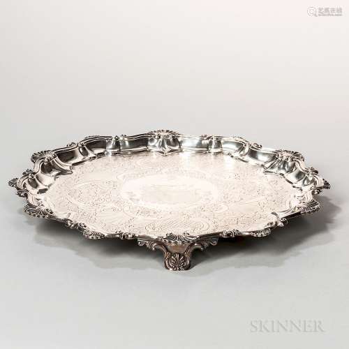 George IV Sterling Silver Salver