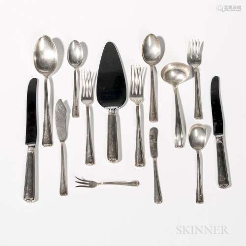 Shreve, Crump & Low Sterling Silver Flatware Service