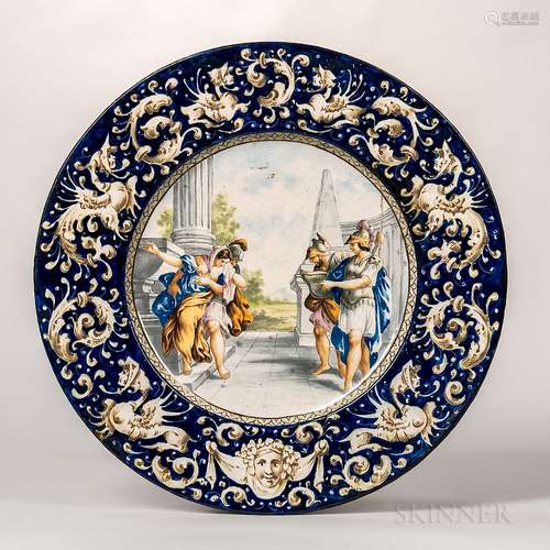 Maiolica Earthenware Charger