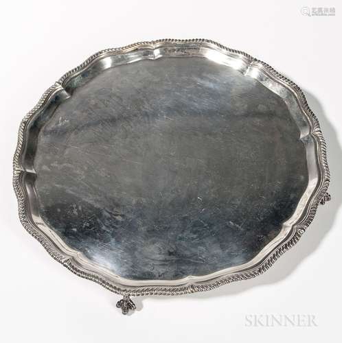 George VI Sterling Silver Salver