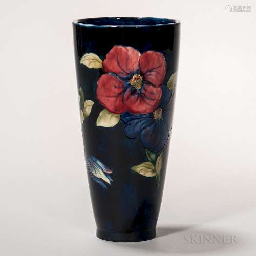 Moorcroft Pottery Clematis Design Vase