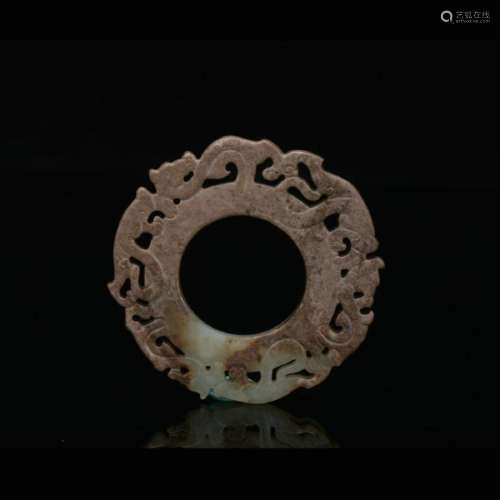 An old jade carved 