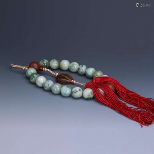 A jadeite beads rosary