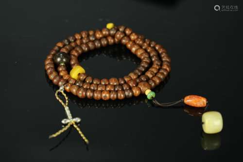 An old puti-seed beaded 108 pieces rosary