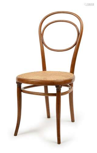 SESSEL NR.10. Gebrüder Thonet. Wien. Um 1861-62. Entwurf Gebrüder Thonet. Eichenholz, massiv