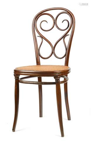 SESSEL NR.4. Gebrüder Thonet. Wien. Um 1861-62. Entwurf Michael Thonet. Buchenholz, massiv