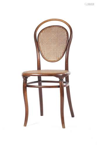 SESSEL NR.7. Wiener Konkurrent. 1865-1870. Entwurf Gebrüder Thonet. Buchenholz, massiv und