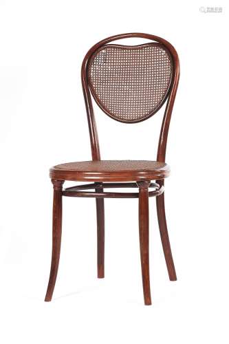 SESSEL NR.3. Gebrüder Thonet. Wien. Um 1865. Entwurf Michael Thonet. Buchenholz, massiv gebogen,