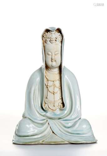 Chinese 'Ch'ing- Pai' Ware SeatedÂ Guanyin Figure