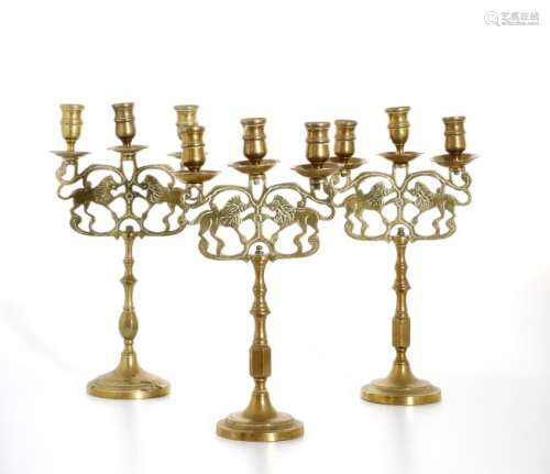 Three Candle Holders